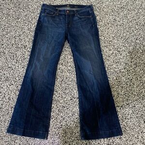 7 For All Mankind Dojo flares. Size 29 32inch inseam